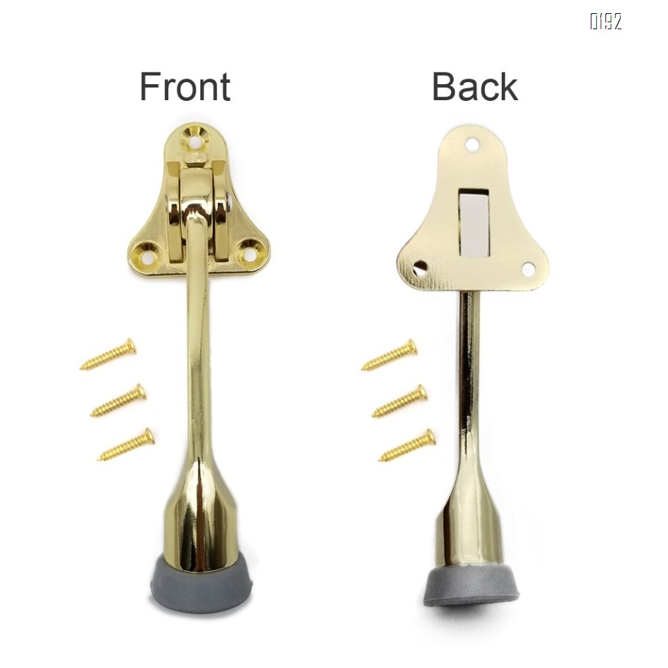 5Inch Door Stopper Hinge Metal Kickdown Door Stop Door Kickstand with