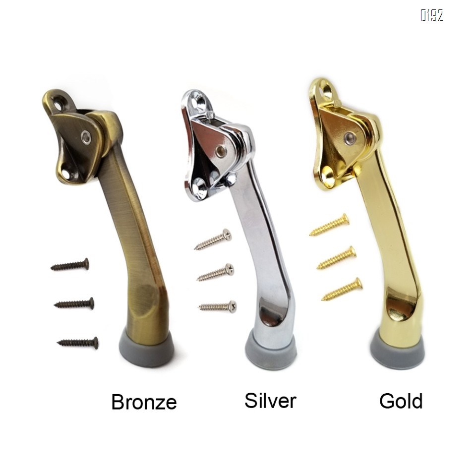 5Inch Door Stopper Hinge Metal Kickdown Door Stop Door Kickstand with