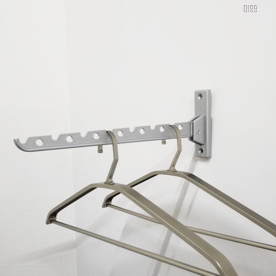 Screw Fix Folding wallmounted clothes Hanger rack Aluminum alloy
