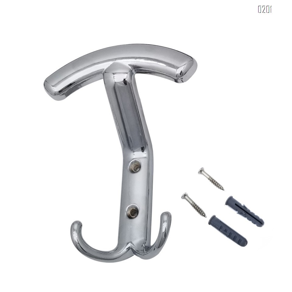 Screw Fix CP overcoat coat hook European coat hook zinc alloy coat hook