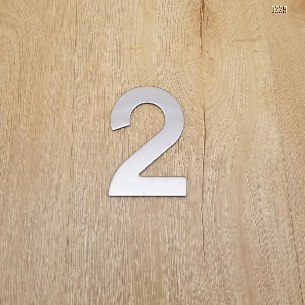 4 Inch House Numbers 2, Door Address Number Stickers for House ...