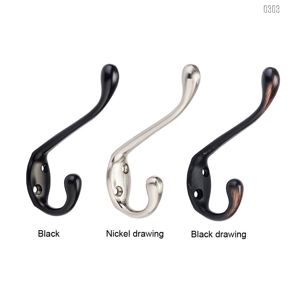 Ambipolar Heavy Duty Metal Decorative Dual Coat Hook/Hat Hook Wall