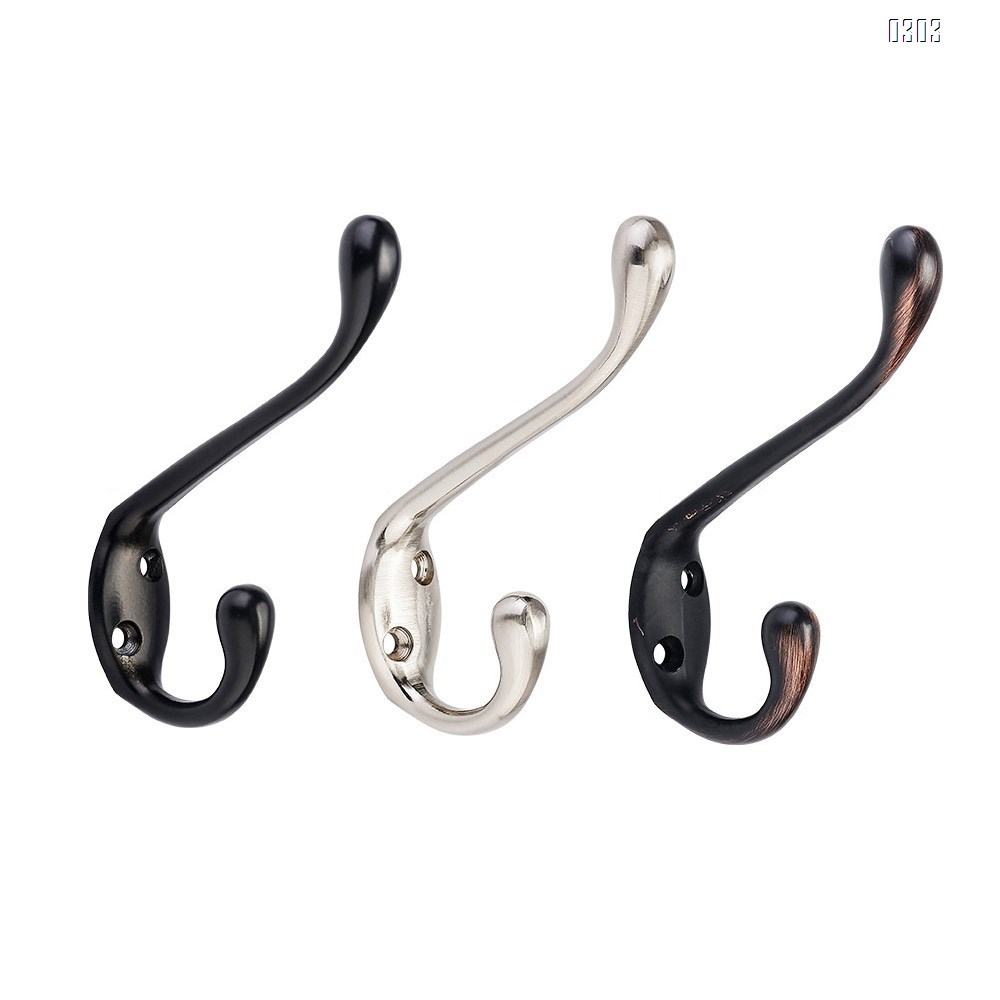 Ambipolar Heavy Duty Metal Decorative Dual Coat Hook/Hat Hook Wall