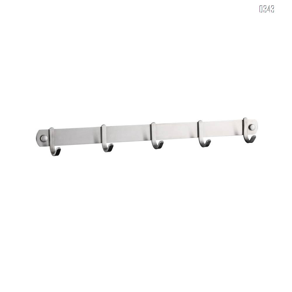 Coat Hook Rack Wall Mounted 18-Inch SUS304 Stainless Steel Brushed ...