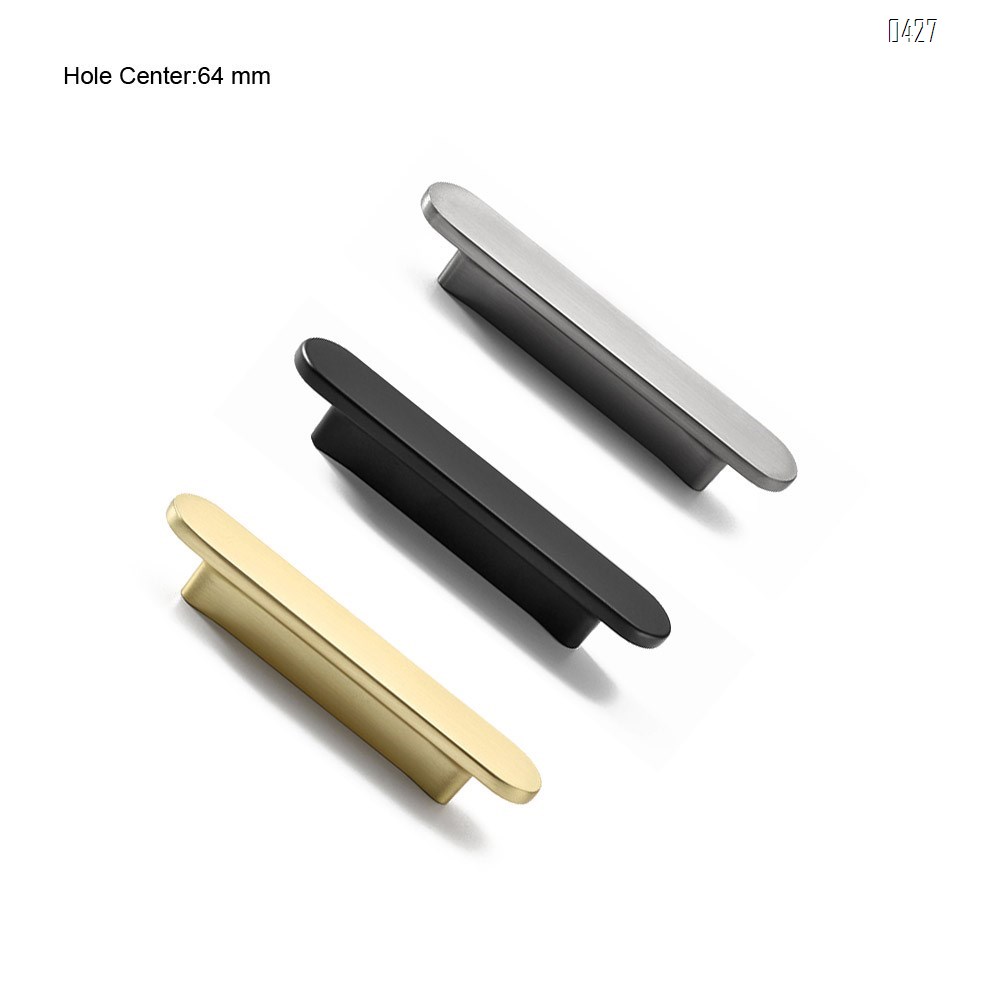 64mm Hole Center Solid Zinc Alloy, Bar Handle Pull with A FineBrushed