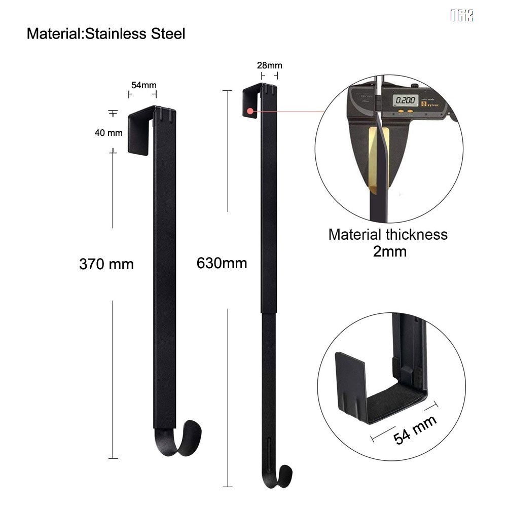 Average height discount for coat hooks